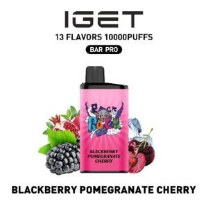IGET Bar Pro 10K - Best Blackberry Pomegranate Cherry