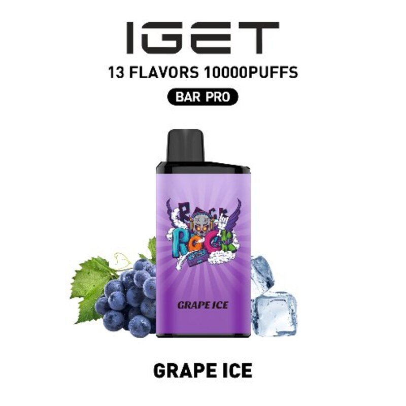 IGET Bar Pro - Grape Ice by IGET disposable wholesale Australia