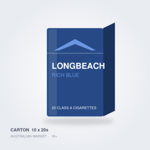 Longbeach Rich Blue - Carton (10 x 20s)