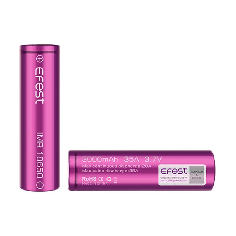 Efest 35A 18650 Battery Twin Pack