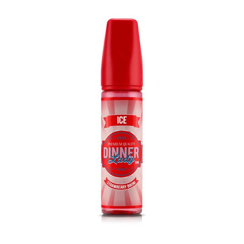 Dinner Lady Ice - Strawberry Bikini Ice by Dinner e-liquid wholesale Australia
